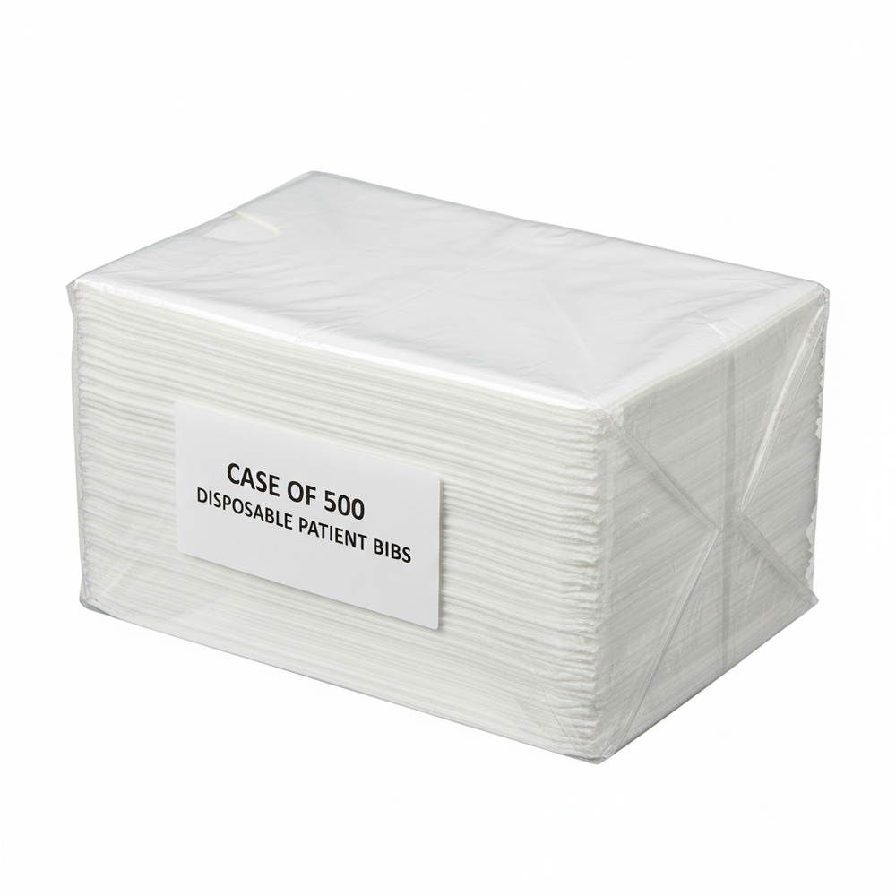 Disposable Waterproof Plastic Bib - Bulk Packaging