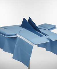 Side angle showing armboard covers and anti-slip backing