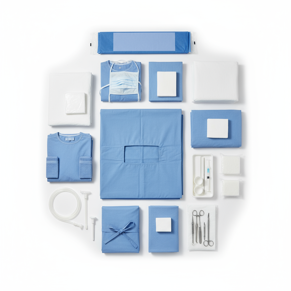 Flat lay of pack contents