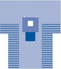 Full drape layout view