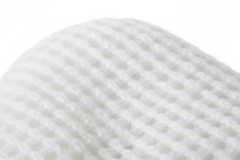 Synthetic Wool Material Close-Up