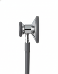 Medline Dual-Head Neonatal Stethoscope - Professional Gray, Latex-Free Design