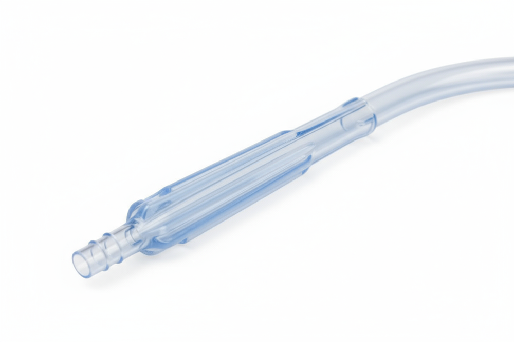 Close-up connector and handle detail