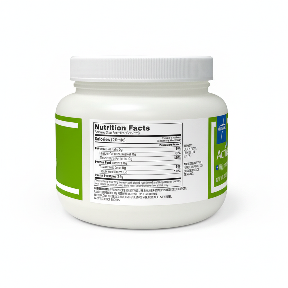 Back view with nutrition facts