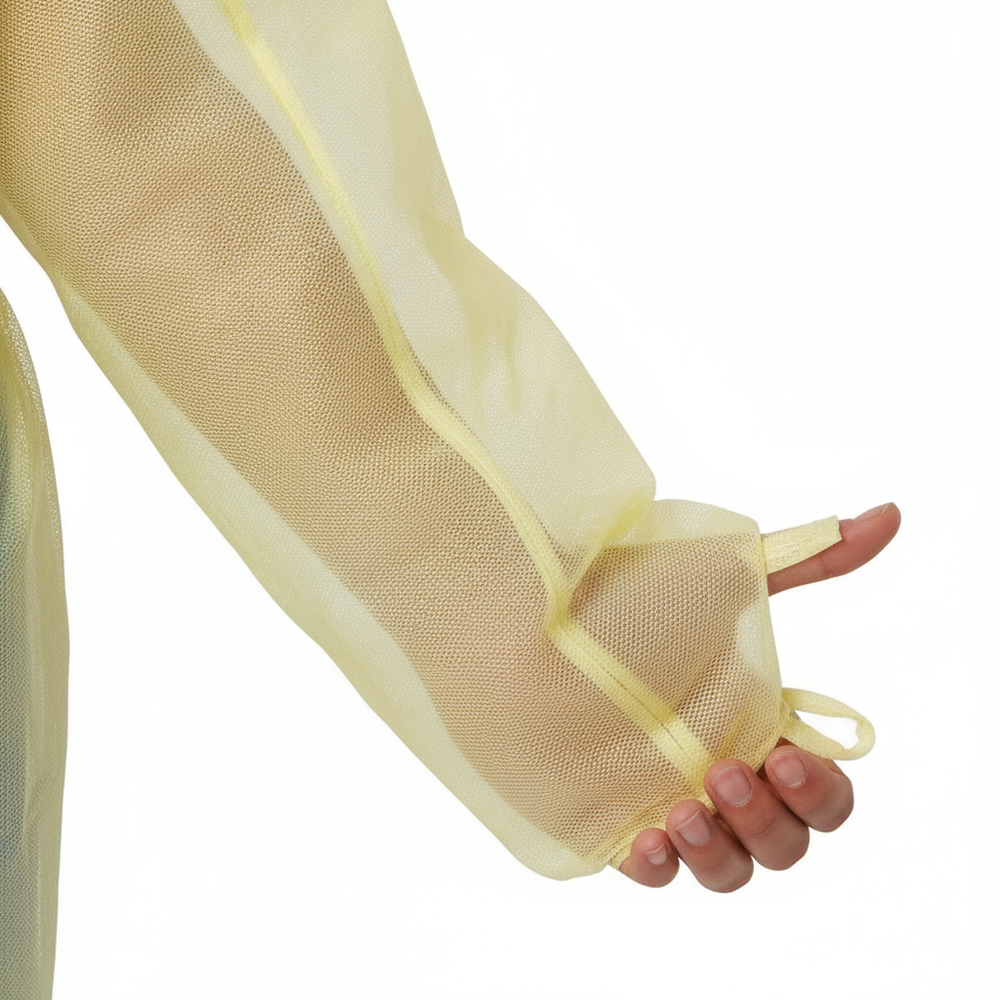 Close-up of sealed seams