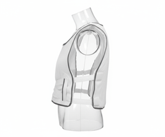 Side view of patient safety vest