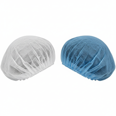 Bouffant Caps - Blue and White Color Comparison