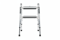 Front view of Medline Folding Paddle Walker