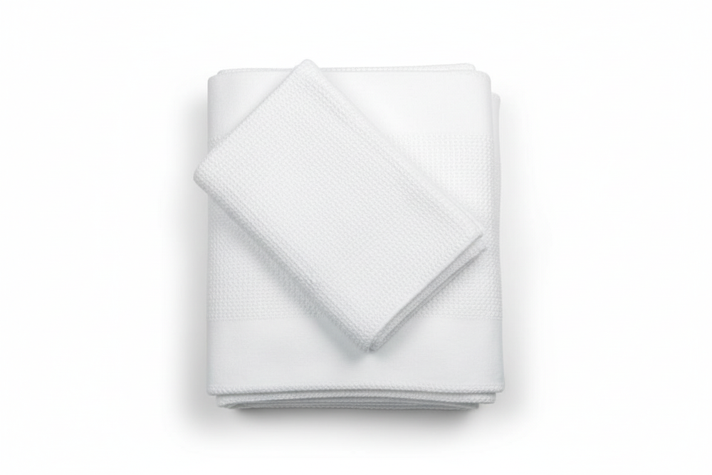 Folded blanket top-down view