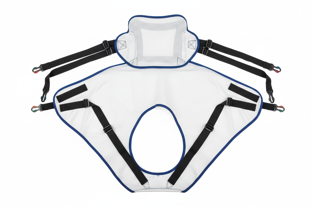 Patient Sling Front View - Mesh Fabric