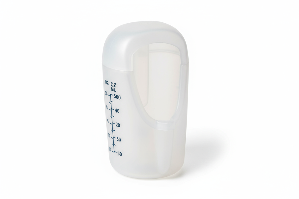 Front view of urinal