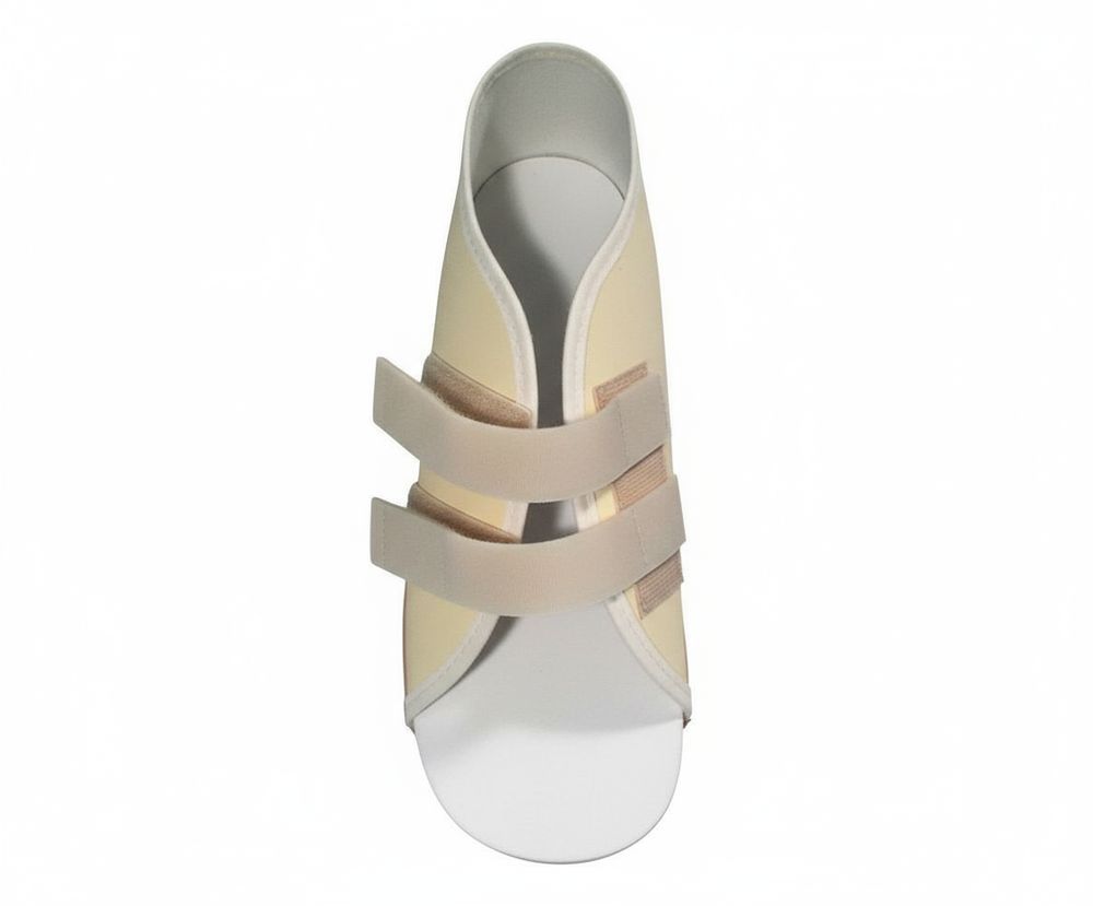 Top view of post-op shoe