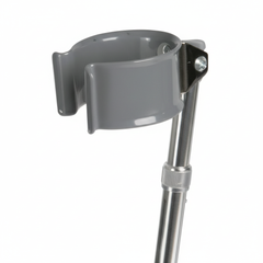 Close-up detail of arm cuff and adjustment mechanism