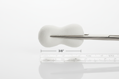 Peanut Sponge with Surgical Forceps