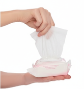 Close-up wipe texture detail