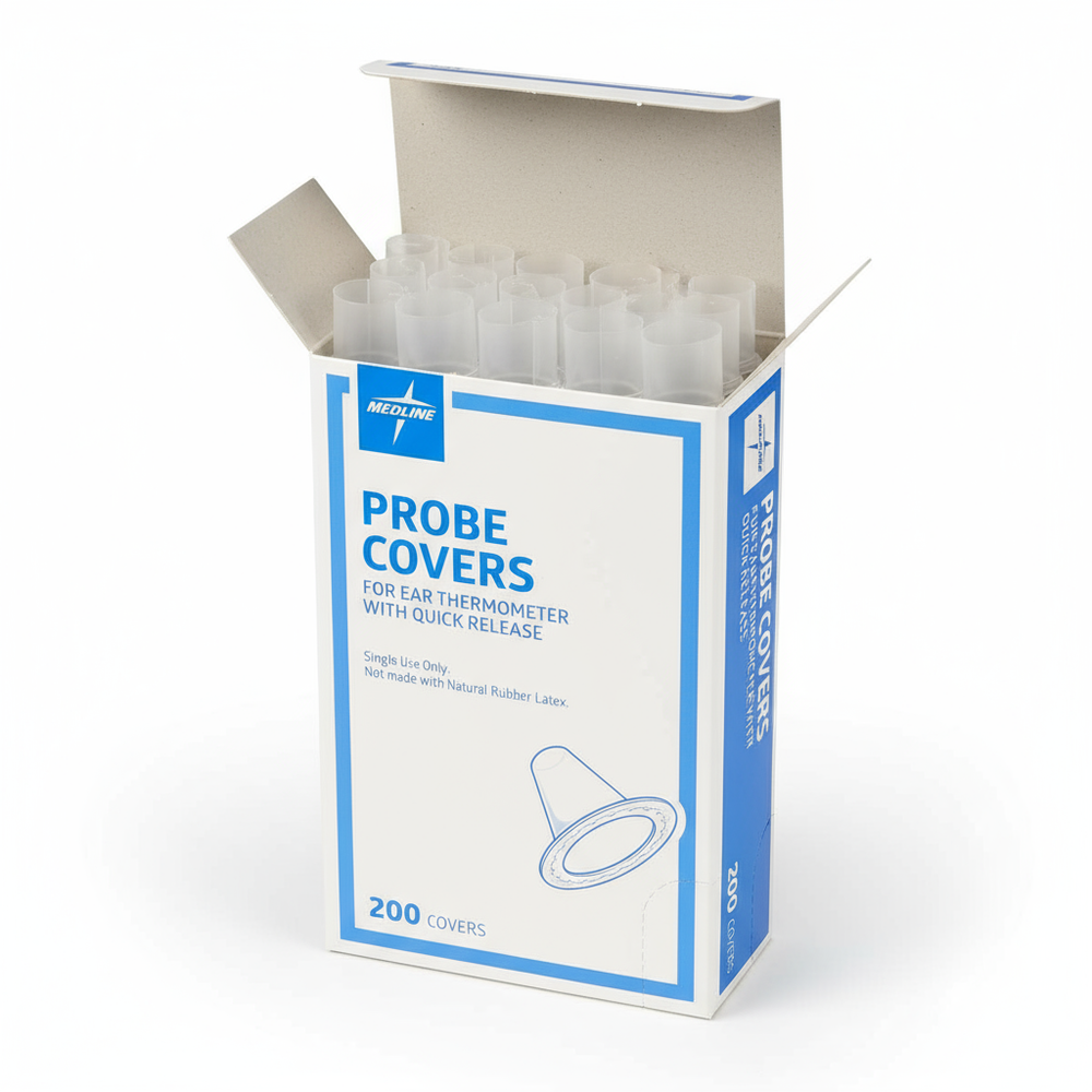 Close-up detail of probe covers