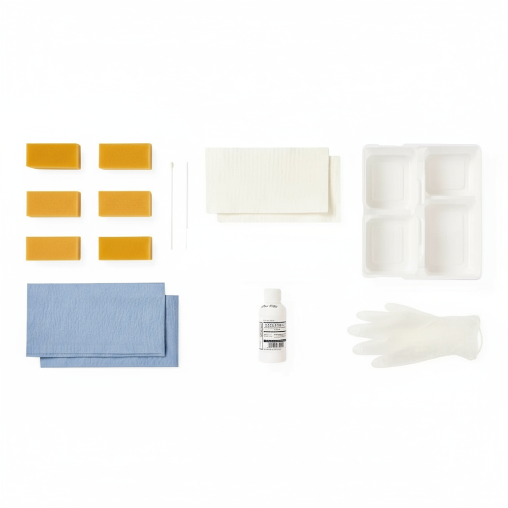 All components laid out separately