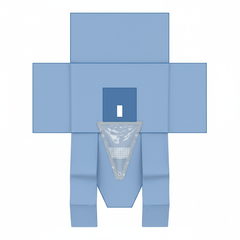 Top-down overhead view