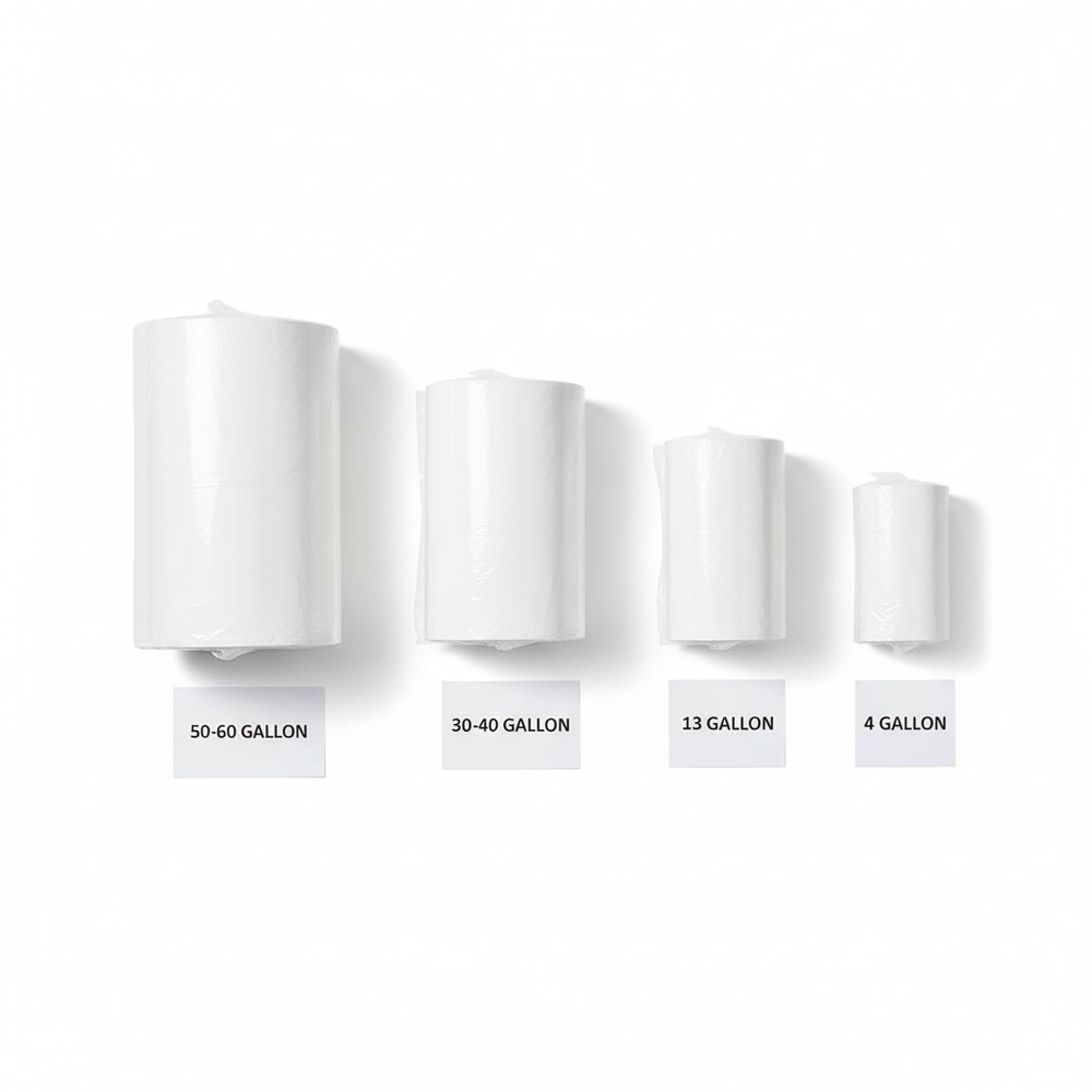 Size comparison overhead view