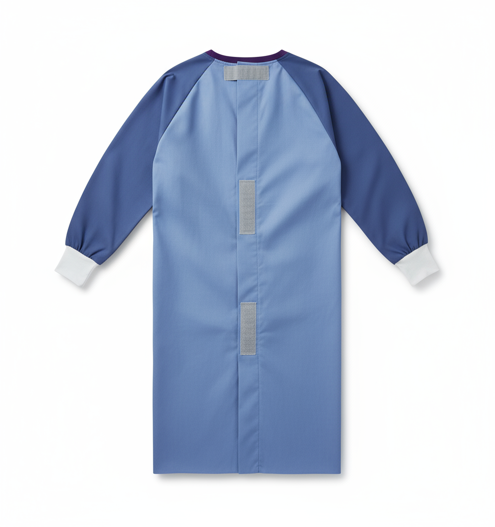 Back view showing hook and loop closure