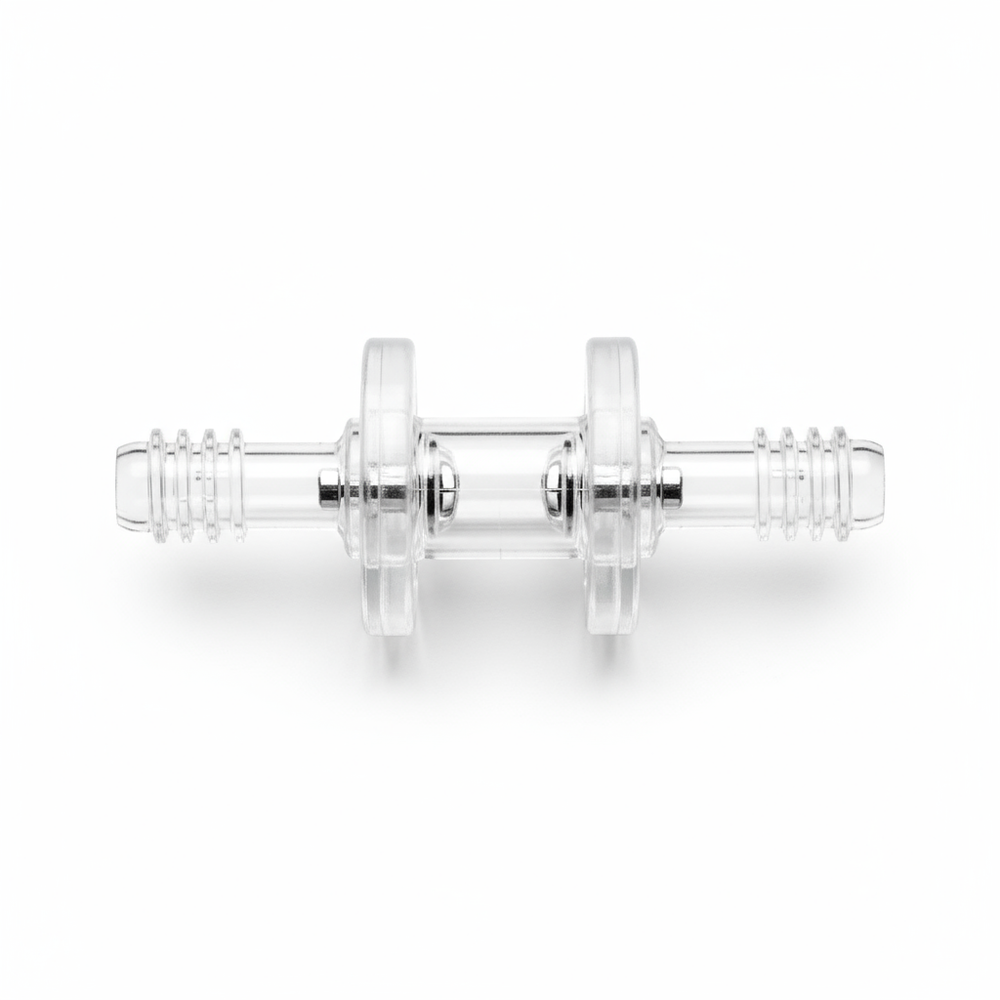 Top-down view of oxygen adapter