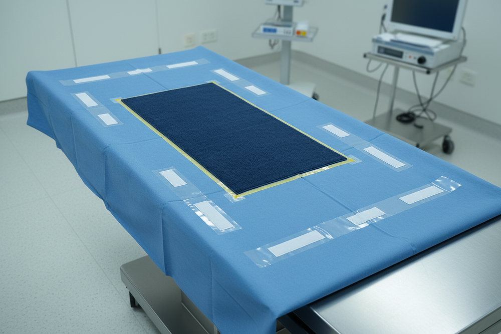 Full Drape Layout with Dimensions