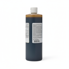 Back panel with barcode and product information