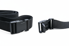 Close-up of quick-release buckle mechanism