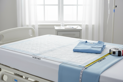 Underpad on Hospital Bed
