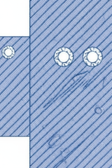 Absorbent material close-up