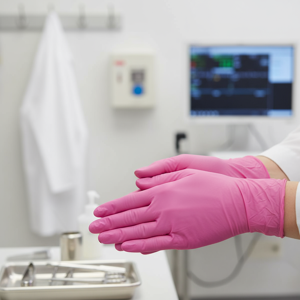 Gloves in use lifestyle shot