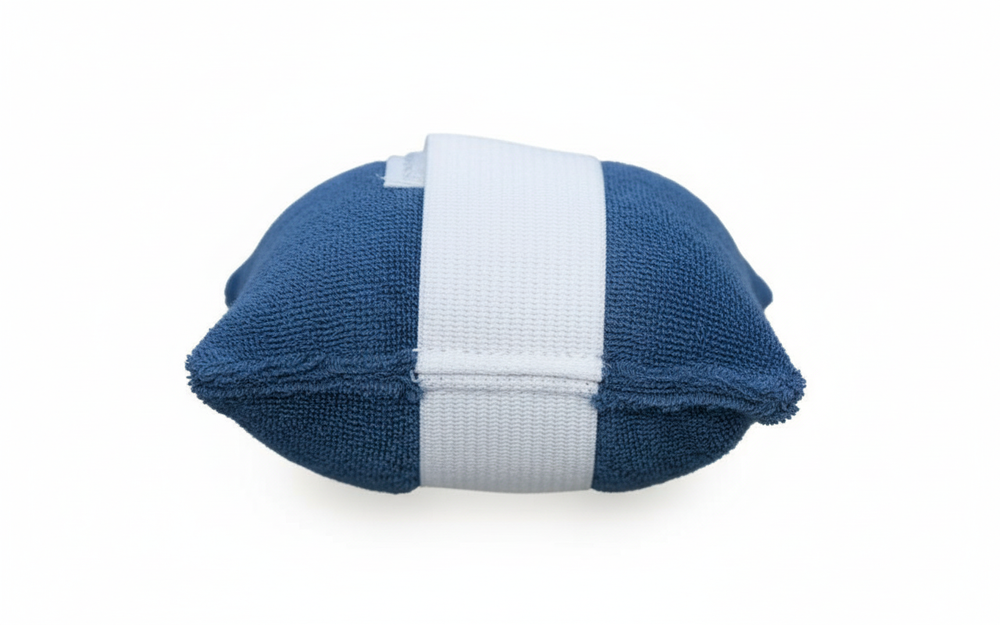 Side profile of palm grip