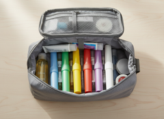 Travel bag context shot