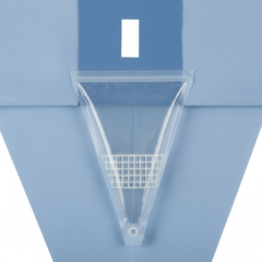 Fluid collection pouch detail