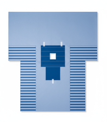 Instrument pad and hook-and-loop line holders detail