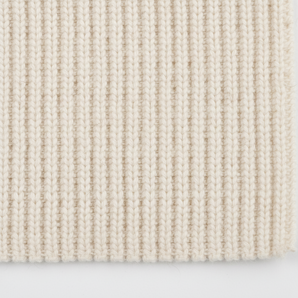 Close-up rib-knit texture detail
