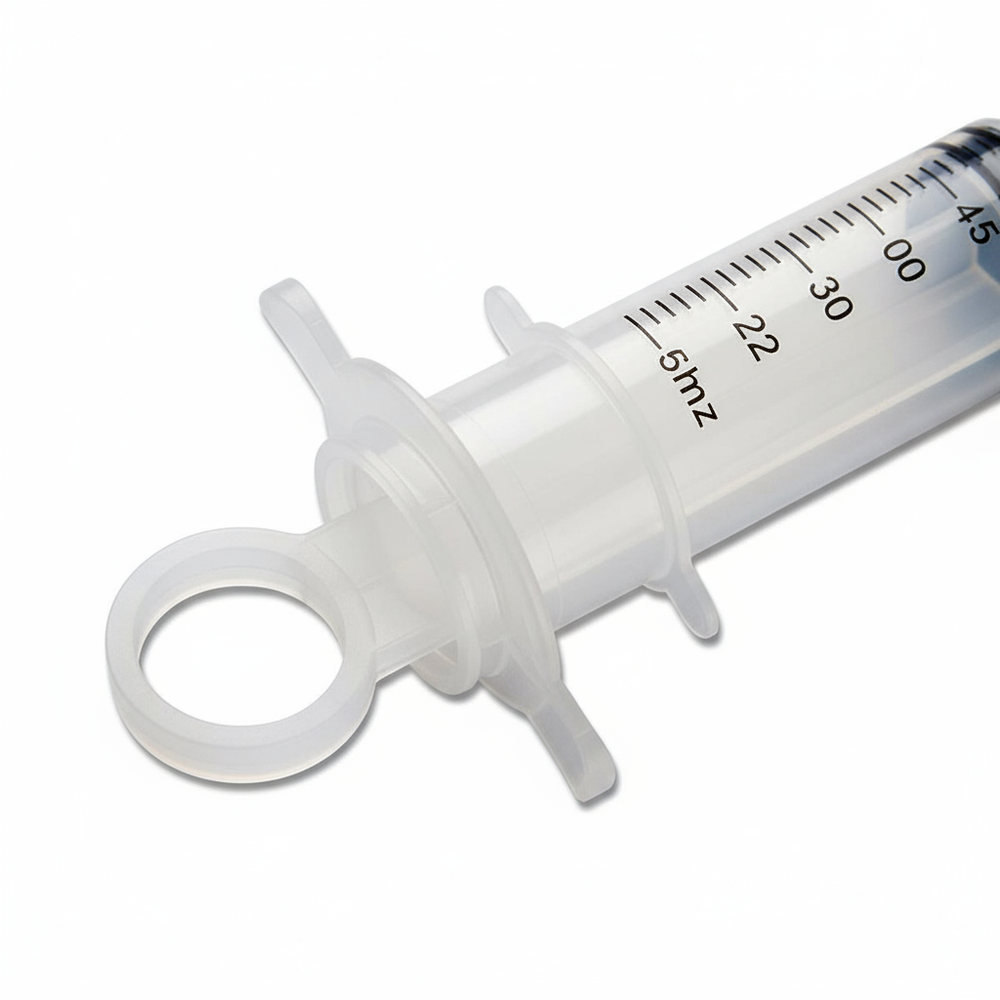 Thumb ring and graduations detail