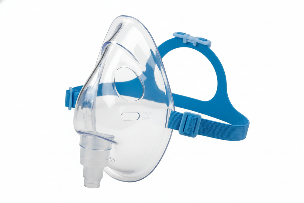 Aerosol Mask Three-Quarter View