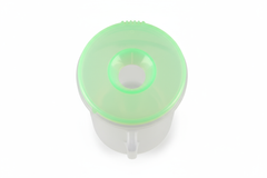 Top view showing lid