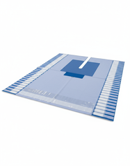 Hook-and-loop line holders detail