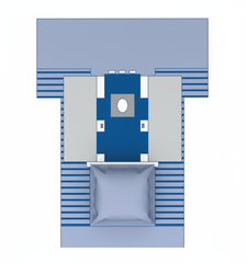 Top-down overhead view showing full coverage