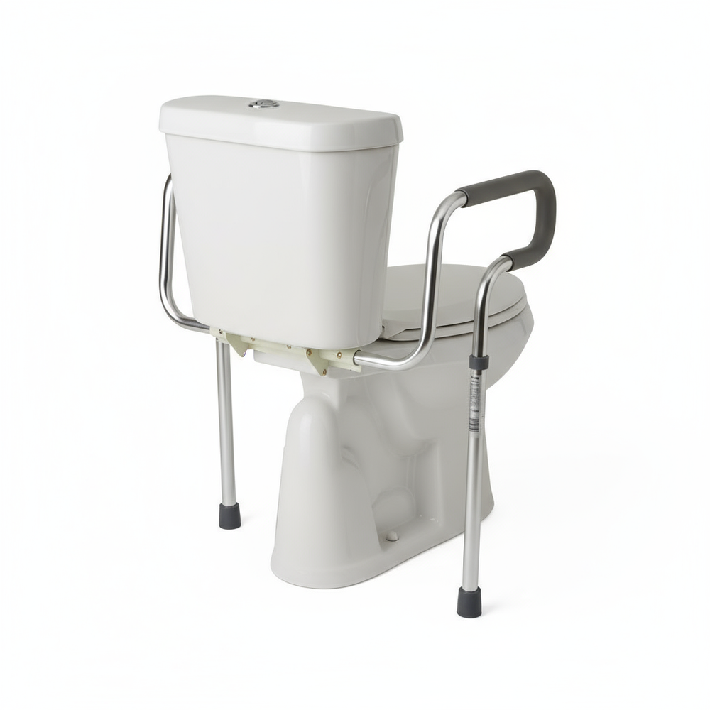 Rear three-quarter view showing rotating handle feature