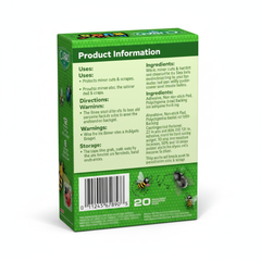 Busy Bugs Bandages - Back Panel