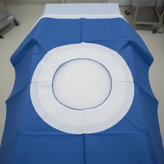 Top-down view showing fenestration and foam pad