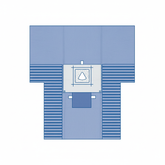 Full drape overhead view