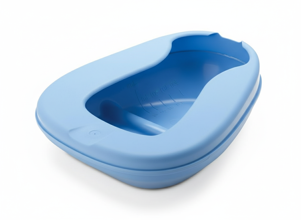 Side angle view showing ergonomic saddle shape