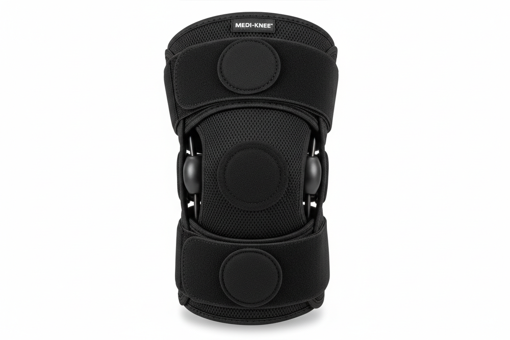 Front view of knee support