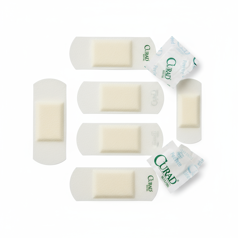 Top-down view of bandage