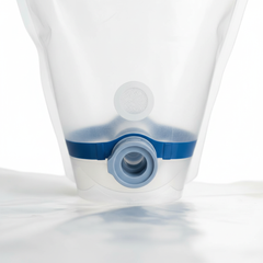 Close-up of drainage port