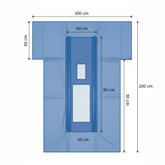 Top-down layout view
